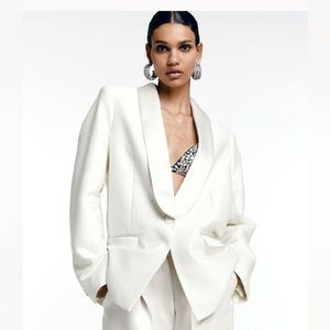 H&M shawl collared jacket blazer